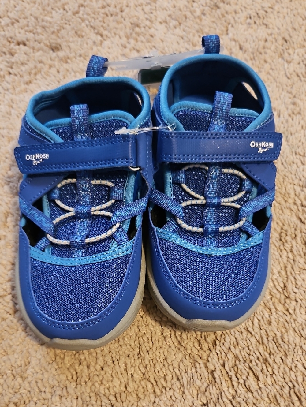 NEW! Kid's Osh Kosh Blue Washable Shoes Size Toddler 12